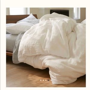 Brook linen duvet cover
